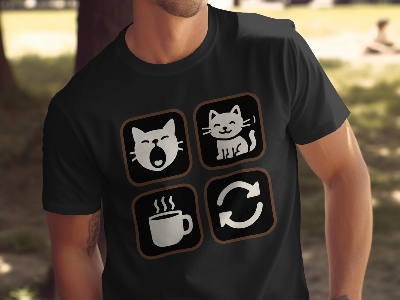 cat coffee repeat