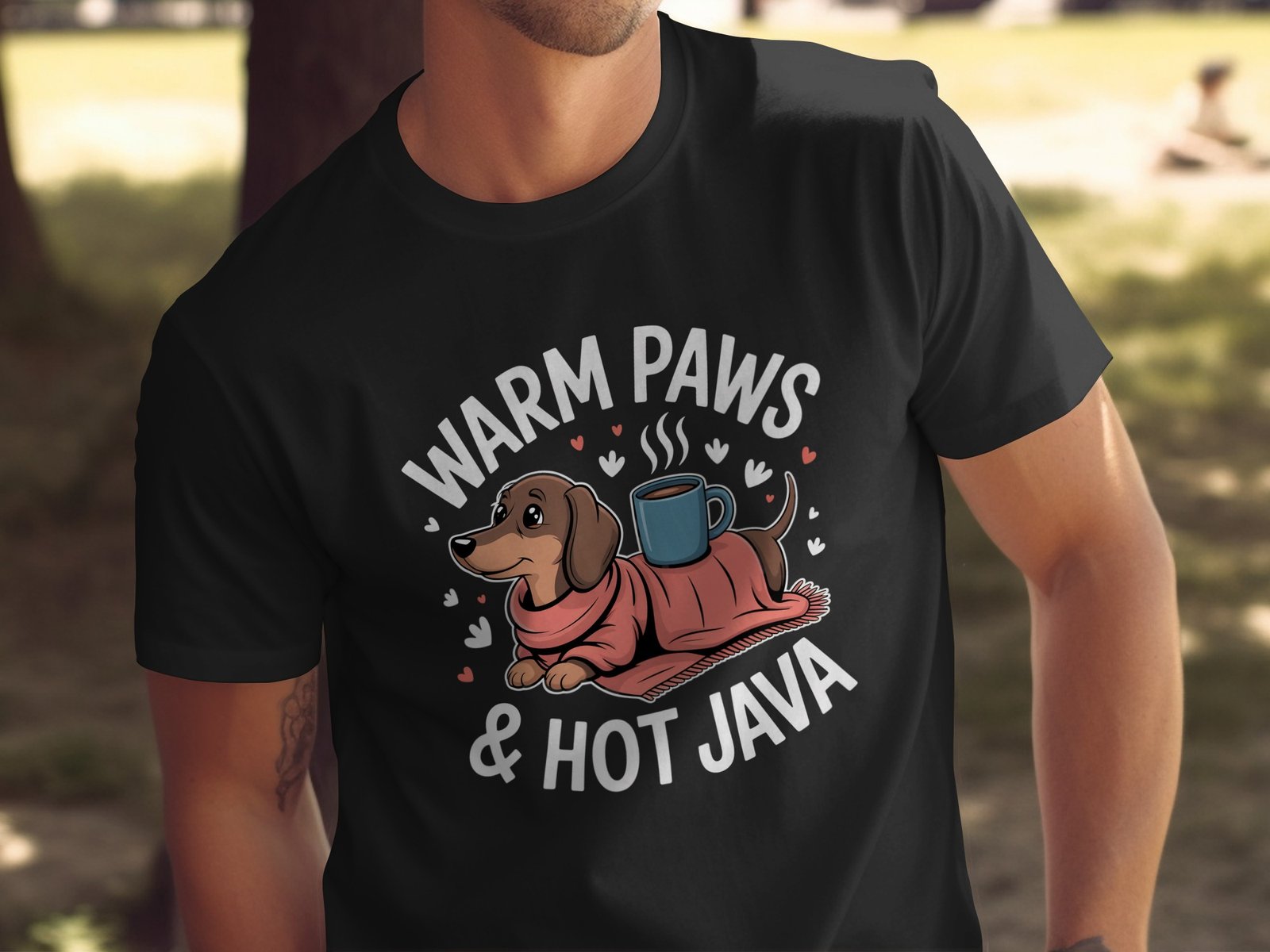 dachshund coffee t-shirt