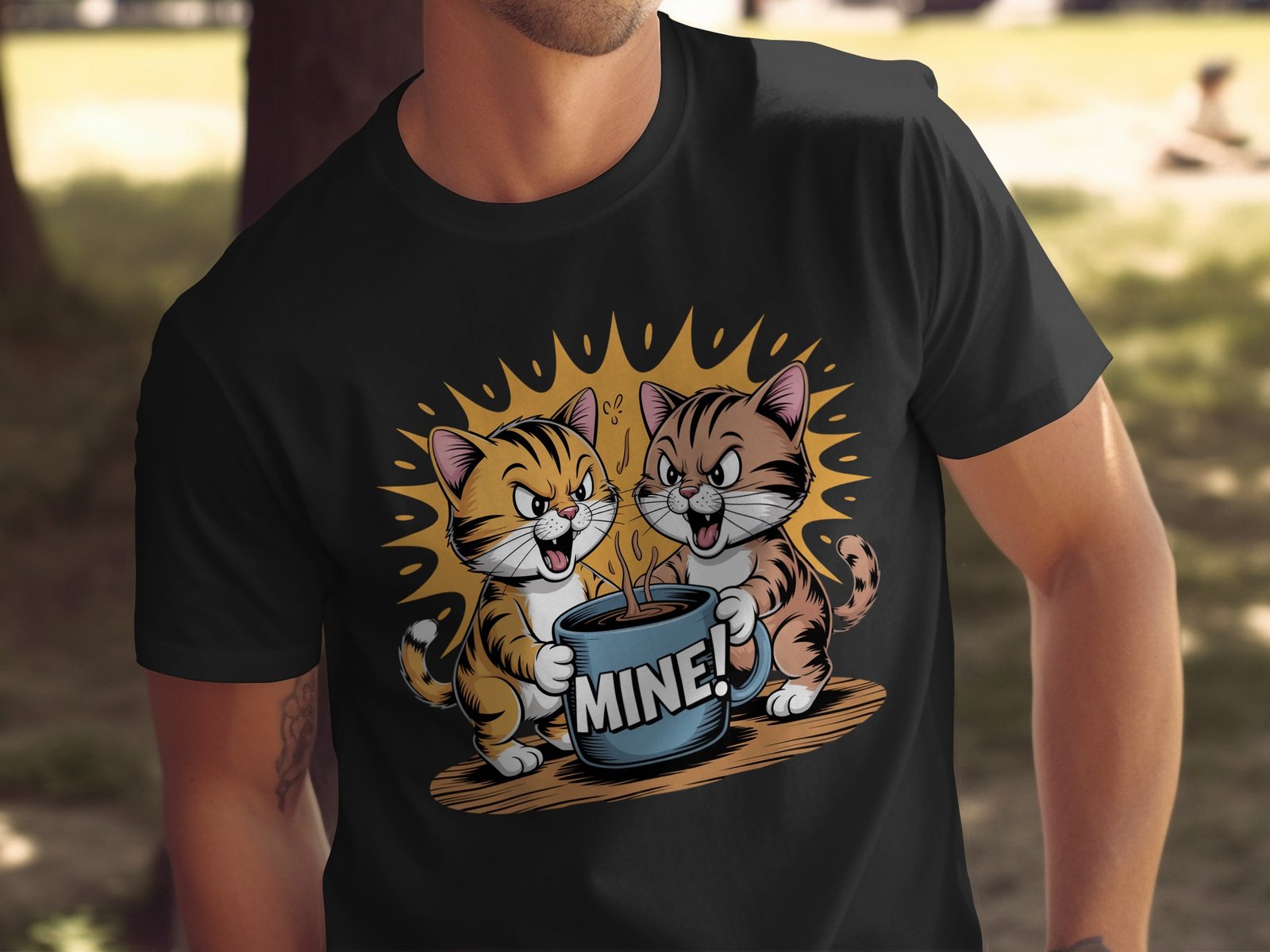 grumpy cat mine coffee t-shirt